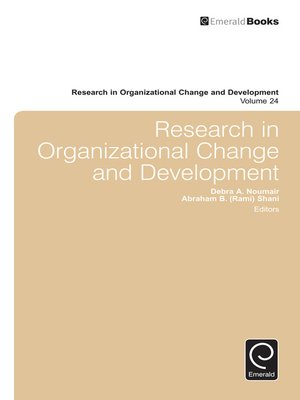 cover image of Research in Organizational Change and Development, Volume 24